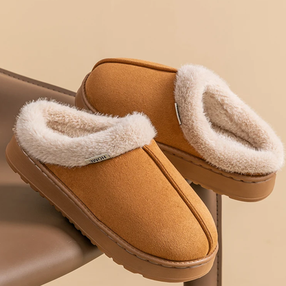 Plüschige Wärme-Hausschuhe CozyLux