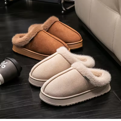 Plüschige Wärme-Hausschuhe CozyLux