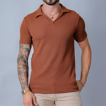 Neue V-Strickpolohemd Victus