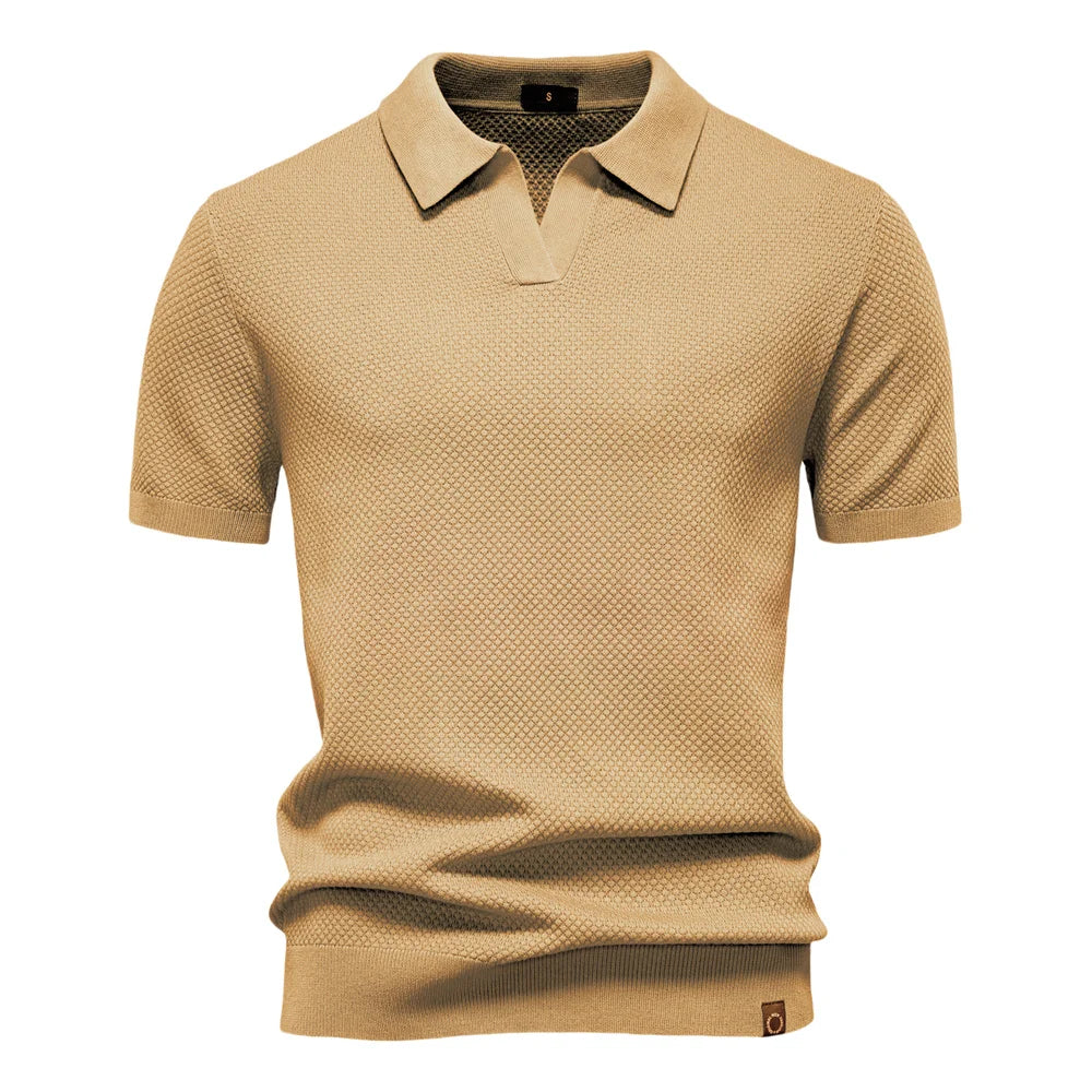 Neue V-Strickpolohemd Victus