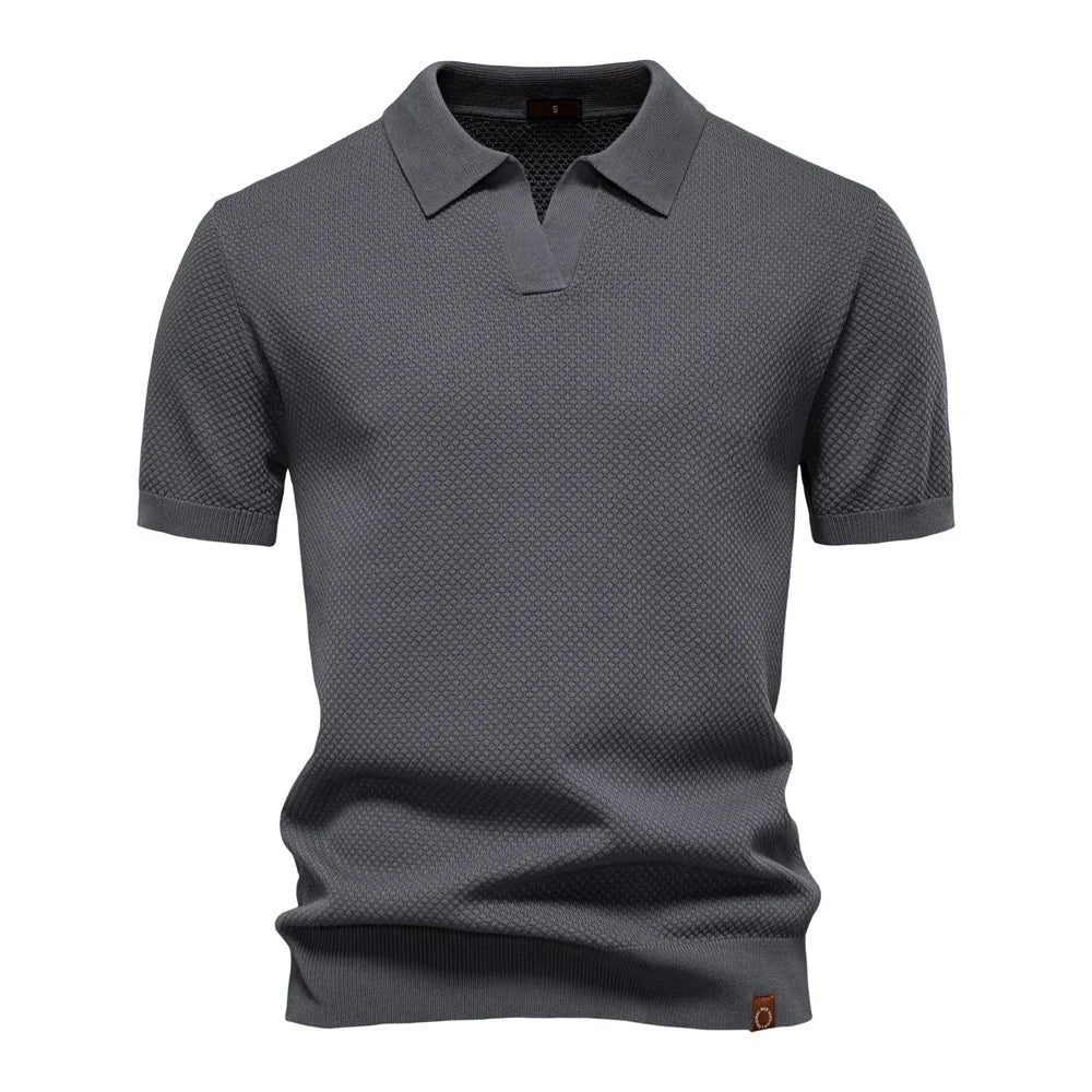 Neue V-Strickpolohemd Victus