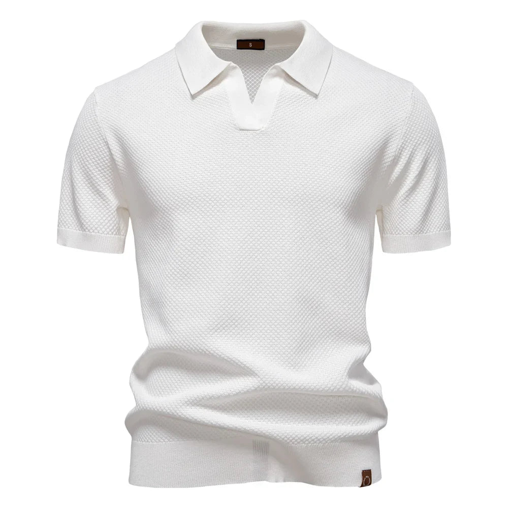 Neue V-Strickpolohemd Victus